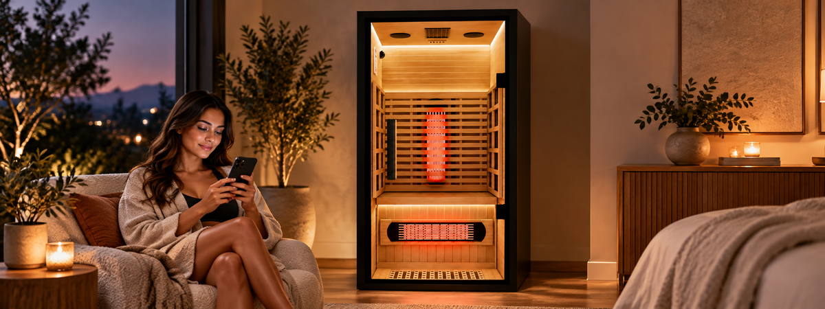 Sauna Bluetooth Setup: Pair Your YardSauna Forest 1-Person Infrared Sauna