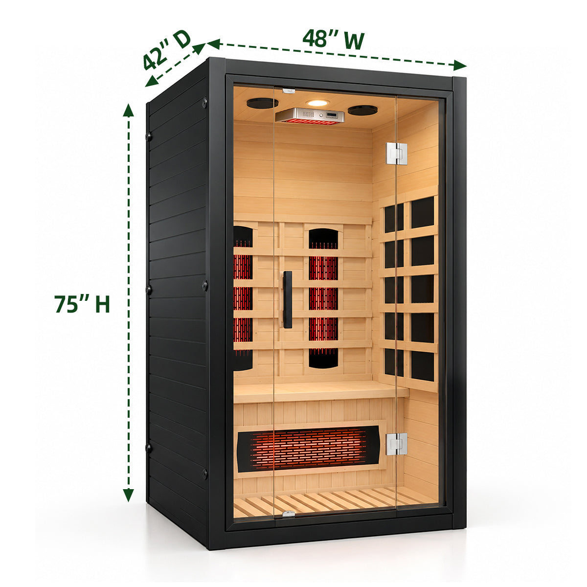 YardSauna Forest 2-Person Infrared Sauna