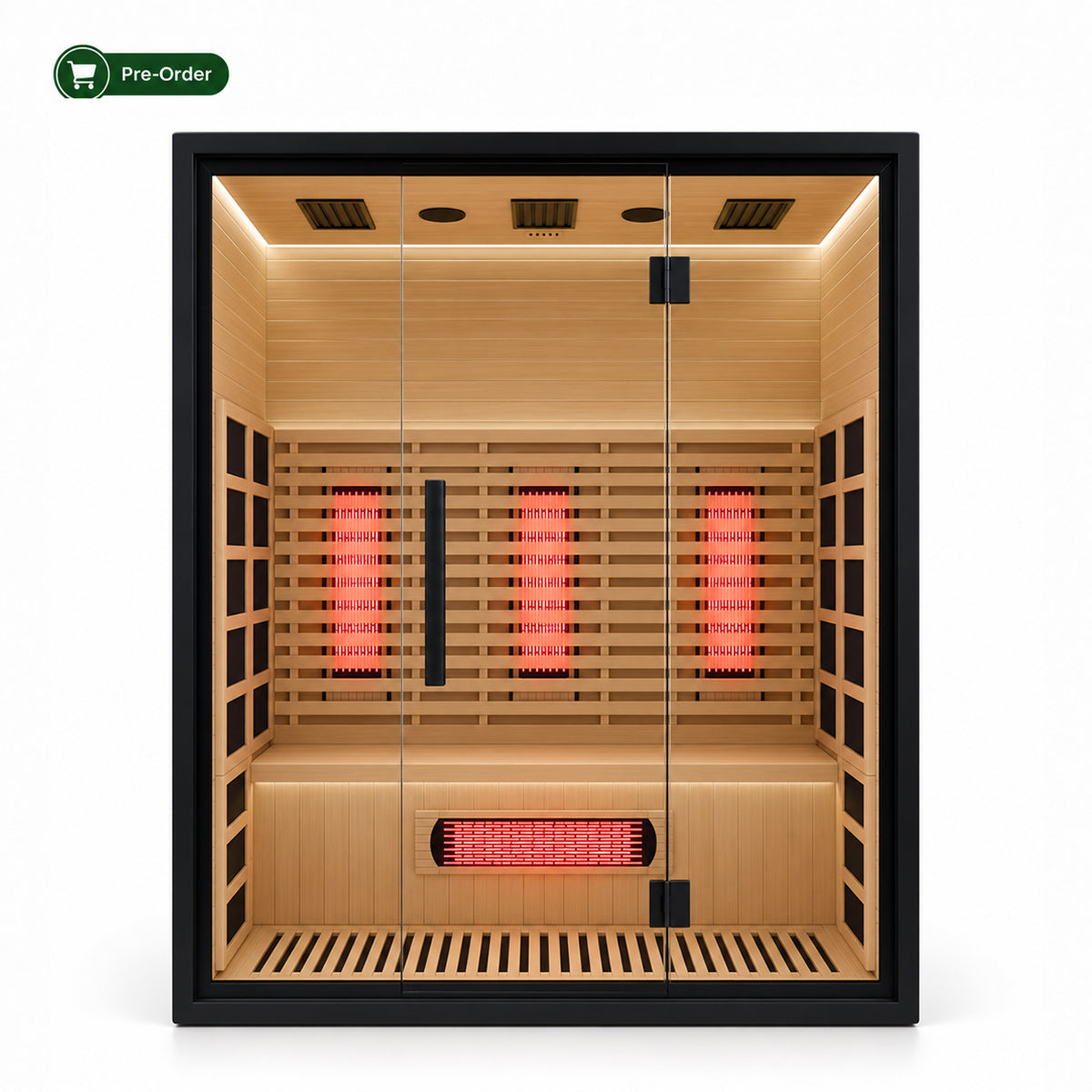YardSauna Forest 1, 2 & 3-Person Indoor Infrared Sauna