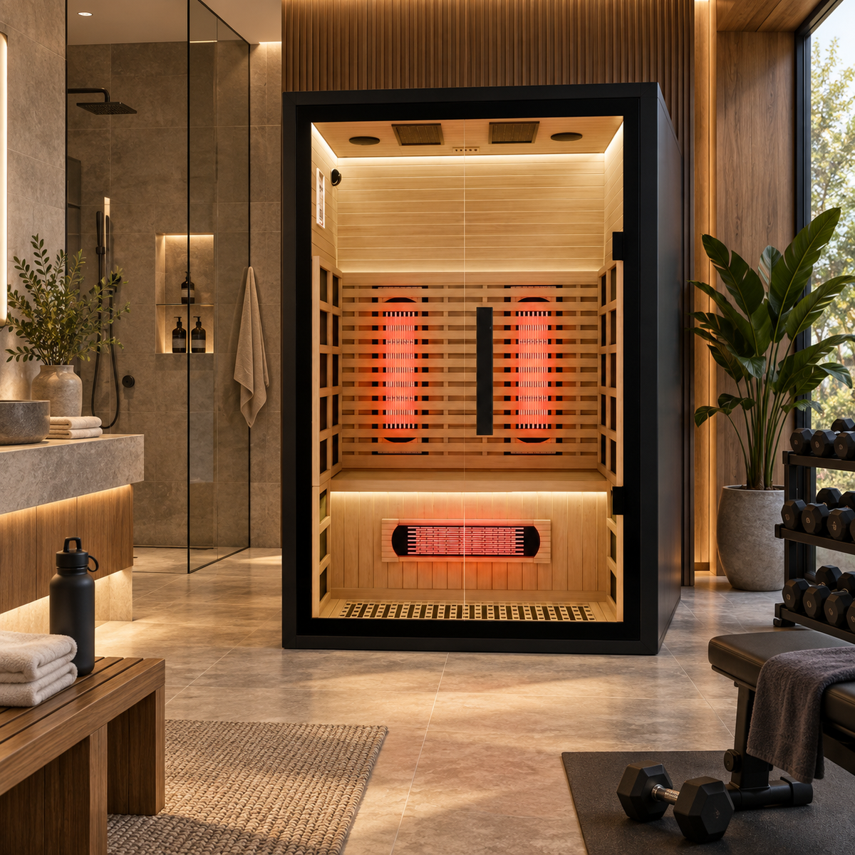 YardSauna Forest 2-Person Infrared Sauna