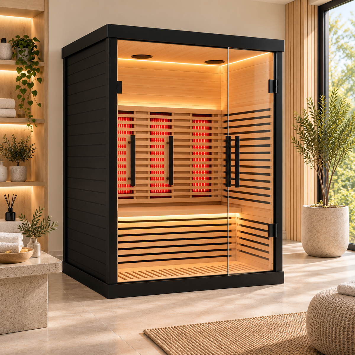 YardSauna Forest 3-Person Infrared Sauna